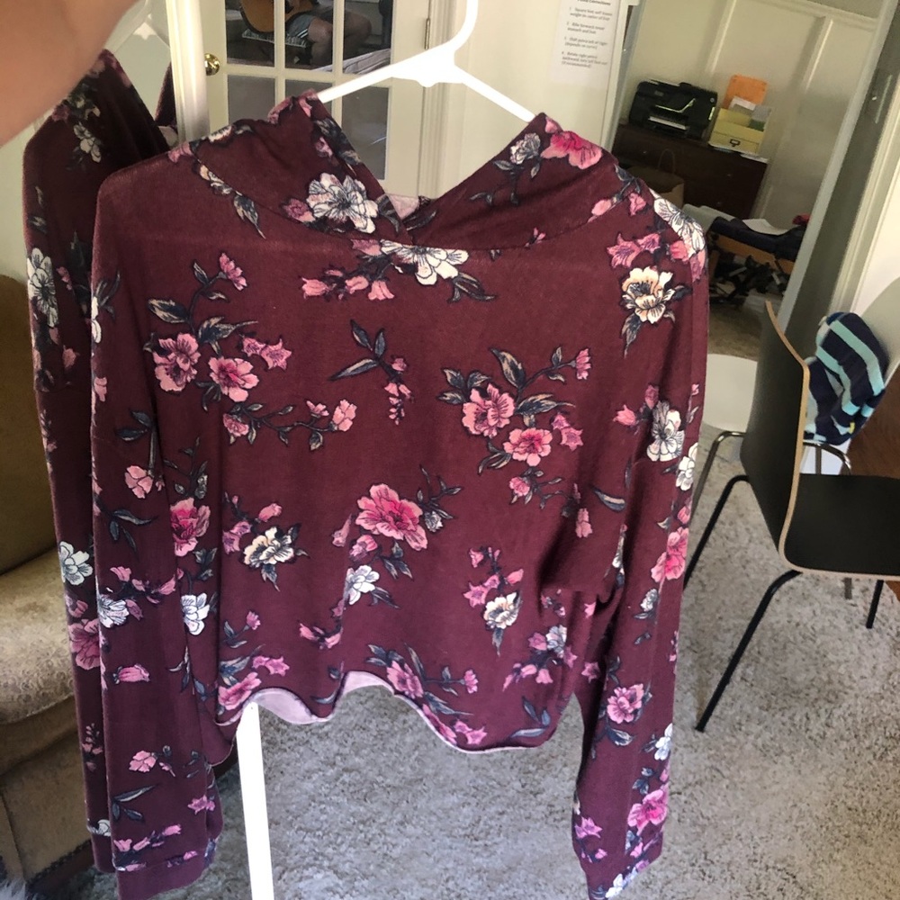 Purple Floral Top